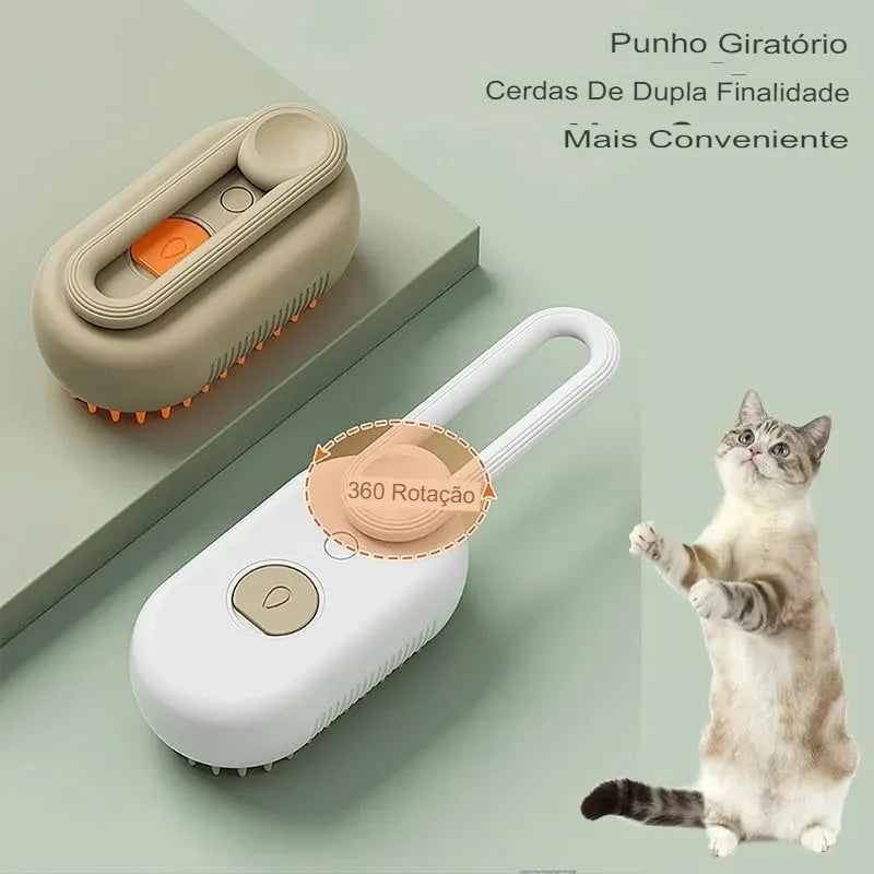 Escova massageadora para pets