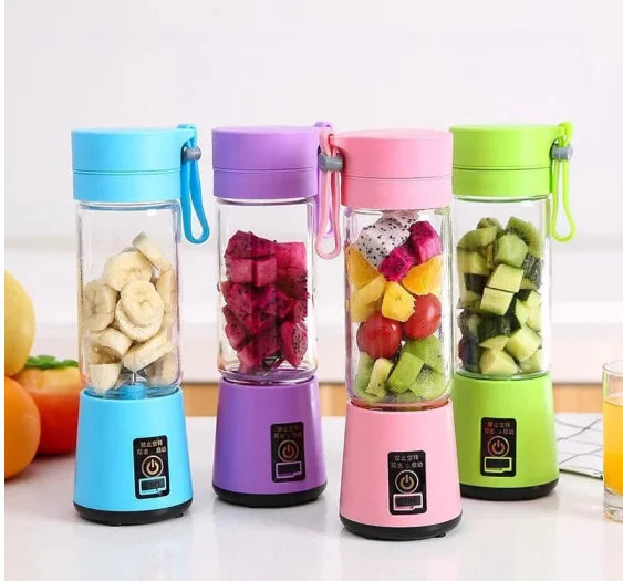 Mini Liquidificador 6 Lâminas Usb Portátil Recarregável Shake Take Juice Cup